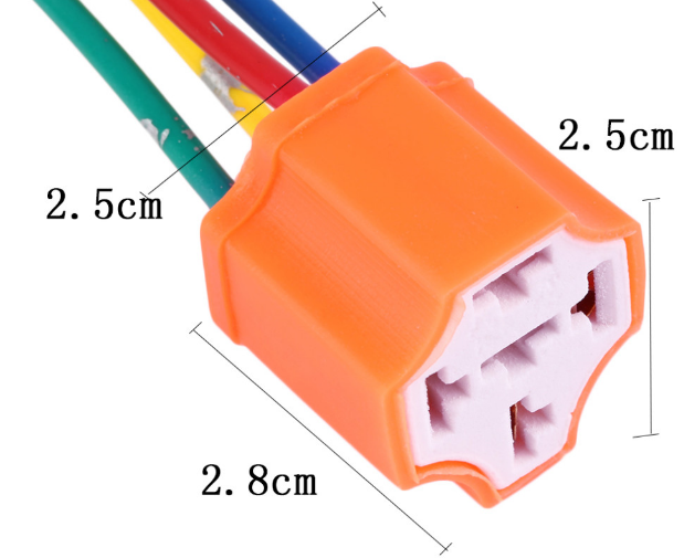 Recamic Socket Auto Wiring Harness 12V 5 Pins , SPDT Replacement Wire
