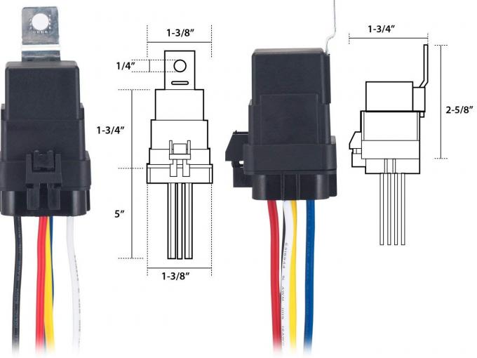 VF465F11S01 Automotive Power Relay Waterproof , 5 Pin Automotive