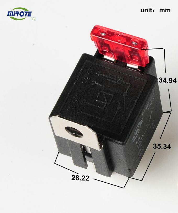 Heavy Duty 40 Amp Relay 4 Pin With Fuse And Socket Harness , 30a Relay