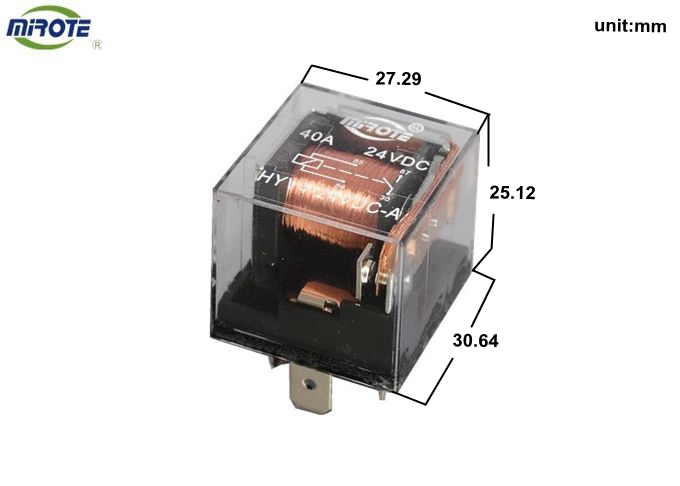 4 Pin Automotive Relay 12v 40a Double Contacts With Led