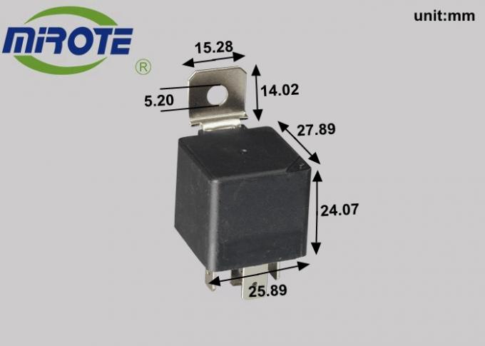 Black Cover High Amp Auto Electrical Relay 12v 5 Pines