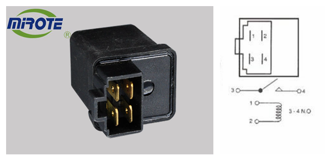 automotive 24v relay 40a 12vdc Relay 4 Pins 8-94450-970-0 8-94154-803-0 8-94450-977-0 8-94116-390-0 1-825550-176-0