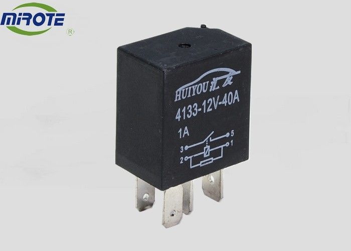 Waterproof 4 Pin Relay Suitable For Cars Fan With Black Cover