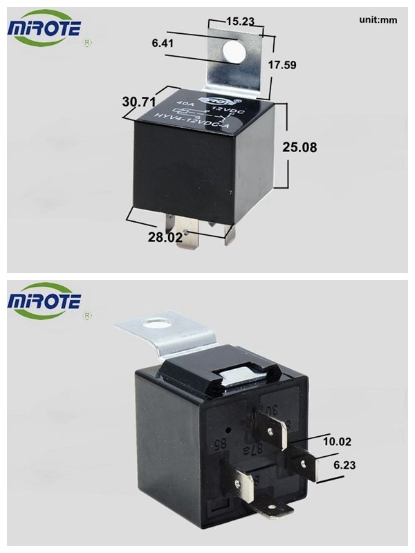 Vehicle System Automotive Micro Relay 12193602 Ry604 PCB 30A 5 Pin