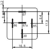 Factory direct car air conditioning relay 12V 40A relay universal electromagnetic relay 5 pin spdt relay 6