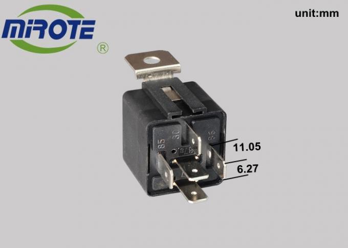 Non Waterproof 5 Prong Universal 24Volt Relay With Black Cover Braided ...