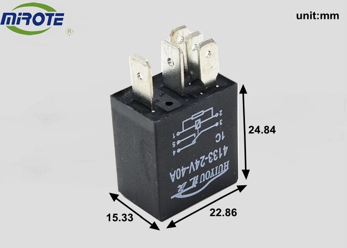 1078690 225289 Micro Mini Automotive Micro Relay , 24v 40a 5 Prong ...