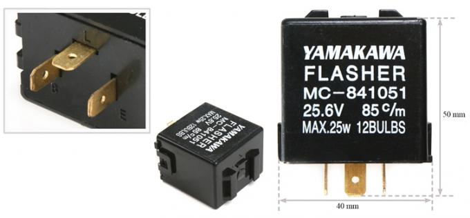 24V 25W Electronic Led Flasher Compact Strucutre 85 Times / Min Flashing Frequency 111-953-227D 191-953-227 191-953-227A 2