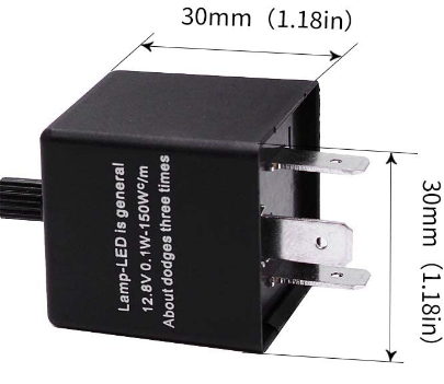 EP34 Turn Signals 12v Electronic Flasher Relay Speed Adjustable