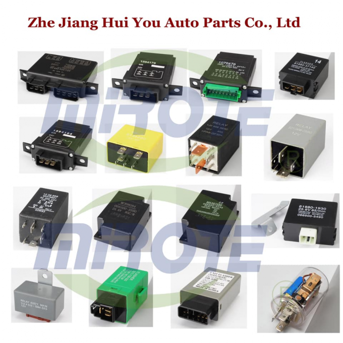 1593506 4DJ 004 589 00 24 Auto Electrical Relays Small Size Black Color
