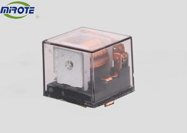 Transparent Cover 80 Amp Automotive Relay , 24 Volt Relay 4 Pin With Metal Sheet And Led Light