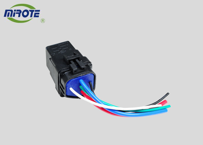 Mini 5 Pin Automotive Relay Socket Integrated , Four Terminals 40 Amp