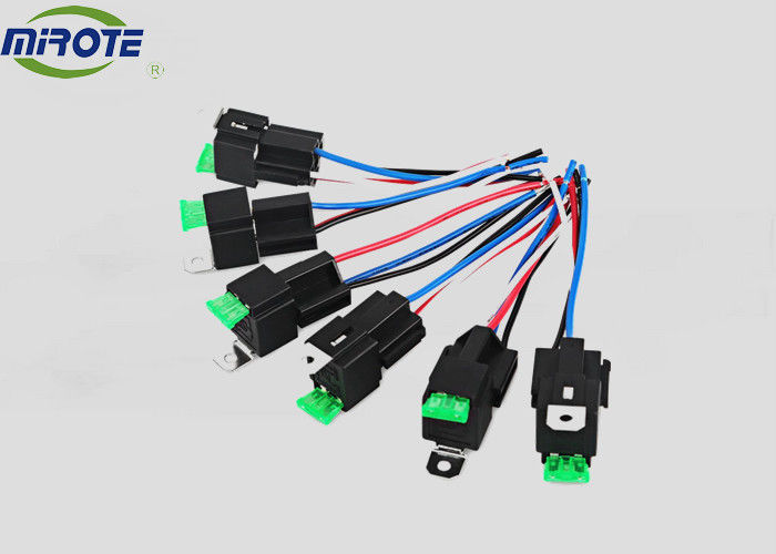 Heavy Duty 40 Amp Relay 4 Pin With Fuse And Socket Harness