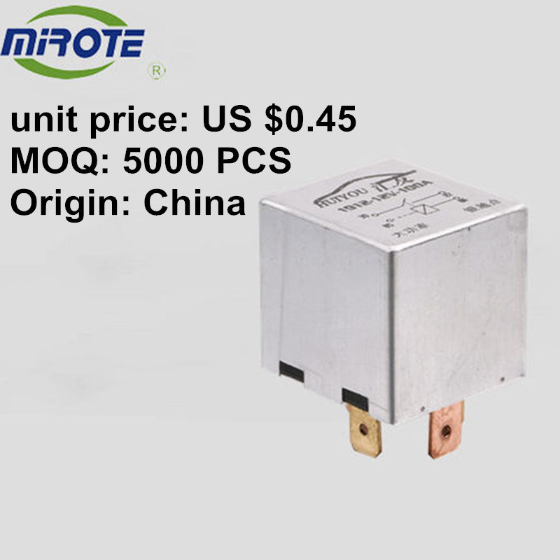 Waterproof 40 Amp 4 Pin Relay , 12v 24v 30 40 Amperage Automotive Power