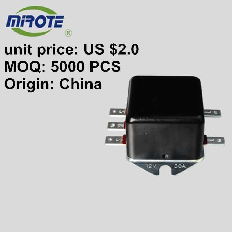 5 / 6 Prolong 12v 30a Automotive Light Relay Fit Car Truck Headlight