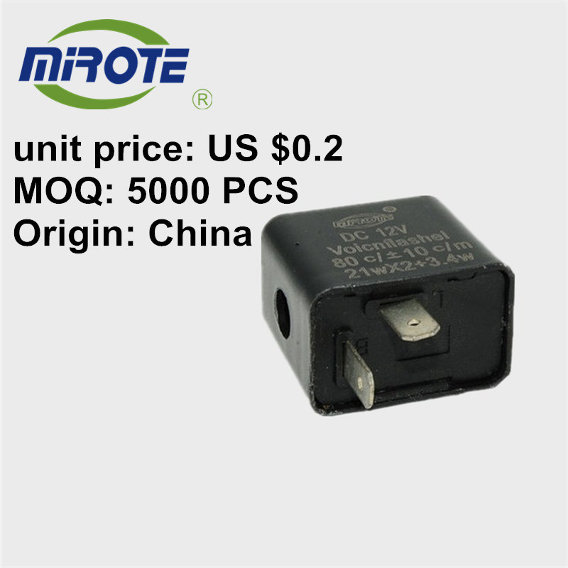 2 Terminals Heavy Duty Turn Signal Flasher For Led Bulbs Lamp And Light