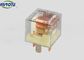 Transparent 4 Teminals 12v 40 Amp Waterproof Relay White Baseboard Included