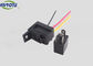 Universal Black Automotive Relay Socket For Wire Pump Light  Horn 4P 12V 30 Amp automotive relay pcb socket