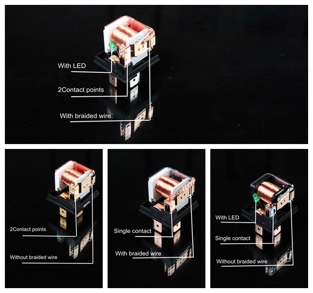Factory direct car air conditioning relay 12V 40A relay universal electromagnetic relay 5 pin spdt relay 11